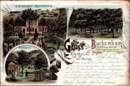 Kruckel (4600) Gasthaus Buchenhain Schießstand 1899 II (Stauchungen) - Other & Unclassified