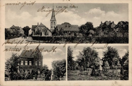 Lette (4740) Kirche Pfarrhaus 1919 I-II (fleckig) - Other & Unclassified