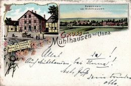 Unna Mühlhausen (4750) Gasthaus Und Handlung Späing 1898 I- - Autres & Non Classés
