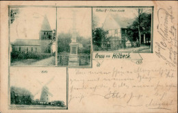 Hilbeck (4760) Gasthaus Buxloh Kriegerdenkmal Windmühle 1901 I-II - Sonstige & Ohne Zuordnung