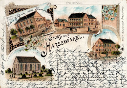 Harsewinkel (4834) Krankenhaus Gasthaus Niedick 1899 II (Stauchungen) - Other & Unclassified