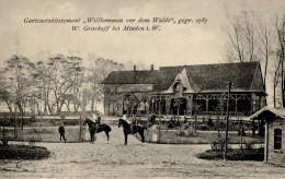 Graßhoff (4950) Gasthaus Willkommen Vor Dem Walde 1916 I- - Altri & Non Classificati