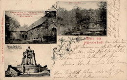 Häverstädt (4950) Gasthaus Brune Kaiserdenkmal 1904 I- - Andere & Zonder Classificatie
