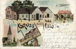 Hille (4955) Gasthaus Zur Erholung 1902 I-II - Other & Unclassified