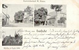 Lahde (4953) Gasthaus Tonne 1899 I- - Other & Unclassified