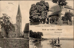 Lahde (4953) Gasthaus Tonne 1913 I- - Other & Unclassified