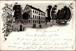 Minden (4950) Gasthaus Laxburg 1903 I-II - Minden