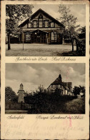 Seelenfeld (4953) Gasthaus Zur Linde Kriegerdenkmal Schule II (kleine Stauchung) - Other & Unclassified