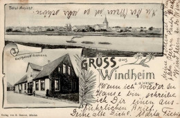 Windheim (4953) Gasthaus Hitzemann 1906 I- - Other & Unclassified