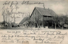 Mennighüffen Westscheid (4972) Gasthaus Brinke 1906 II (kleine Stauchung) - Otros & Sin Clasificación