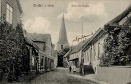 Rahden (4993) Gerichtsstrasse 1909 I-II - Other & Unclassified