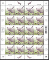 Bird Of The Year -the Common Cuckoo Estonia 2024 MNH  Stamp Sheet Of 20 Mi 1103 - Cuco, Cuclillos