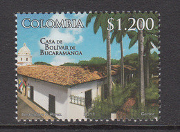 2011 Colombia Bolivar House     Complete Set Of 1  MNH - Colombia