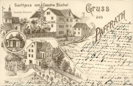 Paffrath (5060) Vorläufer Gasthaus Zur Burg Von Geschw. Büchel 1896 I-II - Altri & Non Classificati