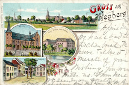 Wegberg (5144) Marktplatz Kloster Kirche 1898 I-II (Stauchung) - Autres & Non Classés