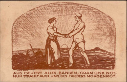Düren (5160) Zum Besten Der Heimkehrenden Kriegsgefangenen 1919 Sign. Klaus Fisch I- - Andere & Zonder Classificatie