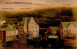 Stromberg (5413) Bürgermeister-Wohnung Kgl. Amtsgericht Ev. Pfarrhaus 1908 I- - Autres & Non Classés