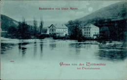 Oberlahnstein (5420) Wolfsmühle Gasthaus Meyer 1899 I- - Sonstige & Ohne Zuordnung