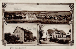 Kisselbach (5449) Gasthaus Deutsches Haus Schule 1918 I-II (Marke Entfernt) - Sonstige & Ohne Zuordnung