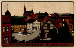 Fröndenberg (5758) Marktplatz 1913 I-II - Sonstige & Ohne Zuordnung