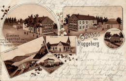 Rüggeberg (5828) Gasthaus Zum Jägerhof Schule 1897 II (Bug) - Other & Unclassified