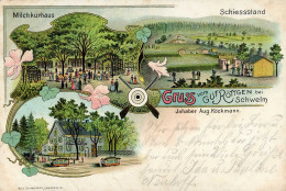 Schwelm (5830) Gasthaus Zum Gut Röttgen Straßenbahn Schießstand 1905 I-II - Schwelm