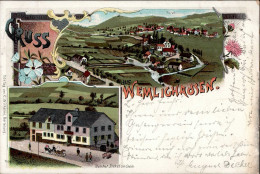 Wemlighausen (5920) Gasthaus Dickel Am Stein 1899 I- - Other & Unclassified