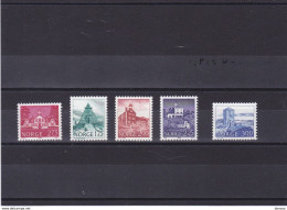 NORVEGE 1982 MONUMENTS Yvert 811-815 NEUF** MNH Cote 5,25 Euros - Ongebruikt