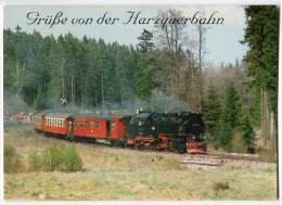 HSB Schmalspurdampflok Regelzug Der HSB Bei Drei Annen Hohne,  Ungelaufen - Treni