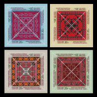 Russia 2024 MiNr. 3470/73 Carpets Of The North Caucasus (4 M/S) MNH ** - Ungebraucht