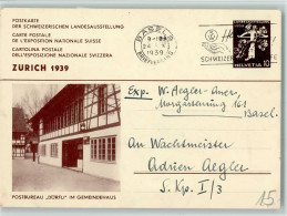 10138205 - Ganzsache - Landesausstellung 1939 - - Otros & Sin Clasificación