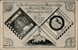 Altena (5990) Zur Erinnerung An Die Fahnenweihe Der Friedrich Wilhelm Schützengesellschaft 26. Bis 27. Juli 1912 I- - Other & Unclassified