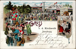 Neu-Isenburg (6078) Fest Kirchweih Heimkehr 1899 I-II (fleckig, Ecken Abgestossen) - Other & Unclassified