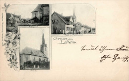 Leeheim (6086) Rathaus Postamt 1907 I - Altri & Non Classificati