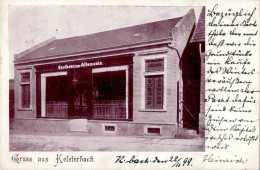 Kelsterbach (6092) Gasthaus Zur Allemania Bahnpost Mainz Frankfurt Zug 256 I- - Autres & Non Classés