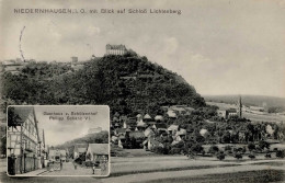 Niedernhausen (6101) Schloss Lichtenberg Gasthaus Zum Schützenhof 1916 I- - Sonstige & Ohne Zuordnung