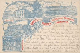 Hochheim Am Main (6203) Gasthaus Payers Hochheimer Weinstube 1904 I-II (Ecken Abgestossen, RS Fleckig) - Other & Unclassified