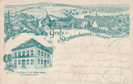 Stephanshausen (6222) Gasthaus Zum Kühlen Grund 1900 II (Stauchung) - Other & Unclassified