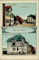 Dauborn (6257) Gasthaus Zum Schützenhof Postamt 1909 II (leichte Stauchung) - Altri & Non Classificati
