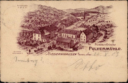 Niedernhausen (6272) Gasthaus Zur Pulvermühle 1903 I-II - Other & Unclassified