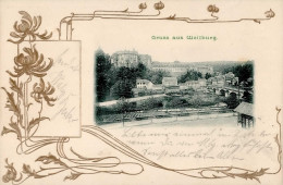 Weilburg (6290) Präge-Karte 1900 II- (Reißnagelloch, Stauchung) - Autres & Non Classés