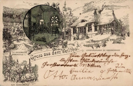 Weilmünster (6292) Winter-Karte 1900 II (Stauchungen) - Autres & Non Classés