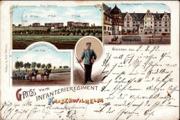 GIEßEN (6300) - Gruss Vom INFANTERIEREGIMENT KAISERWILHELM No. 116 I-II Montagnes - Wiesbaden