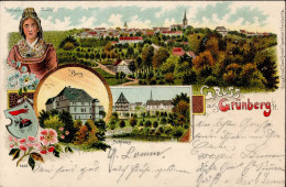 Grünberg (6310) Tracht 1905 II (kleine Stauchung) - Autres & Non Classés