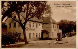 Laubach (6312) Gasthaus Zum Schützenhof II (Stauchung, Marke Entfernt) - Sonstige & Ohne Zuordnung