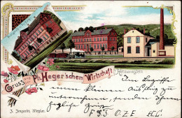 HERMANNSTEIN,Kr.Wetzlar (6330) - Gruss Aus Der Ph. Hegerschen Wirtschaft I Montagnes - Other & Unclassified