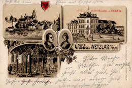 Wetzlar (6330) Hotel Und Weinhandlung Kessler 1902 I-II - Wiesbaden