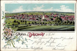 Driedorf (6349) Kirche 1906 I-II (Ecken Abgestossen) - Autres & Non Classés