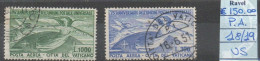 Vaticano - 1949 - Posta Aerea, U.P.U. - 2 Valori, Serie Completa, Annullati. Cat Sassone N. 18/19 - Oblitérés