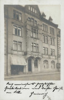 FULDA (6400) - Foto-Ak ZAHNERSATZ H.HOMMENS Bahnhostrasse 7 Hdschrftl: Fulda - 1908 Ecke Gestoßen II - Altri & Non Classificati